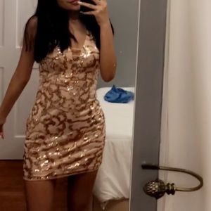 Rose Gold Party Dress